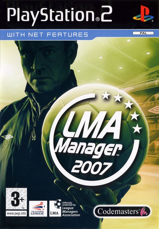 LMA Manager 2007 box art for Xbox 360